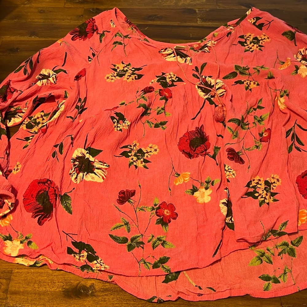 Old Navy Floral Blouse - Pink